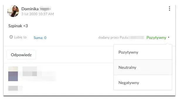 moderowanie za pomoca sotrendera