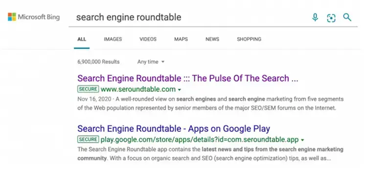 Bezpieczne wyniki wyszukiwania