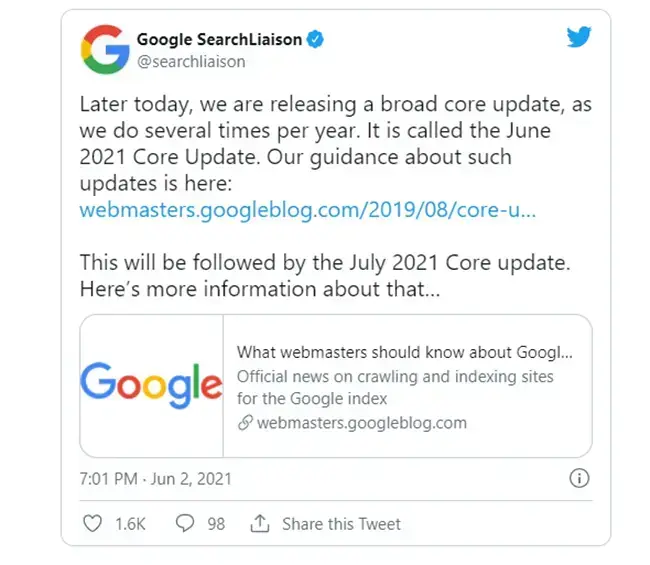 Google Core Update
