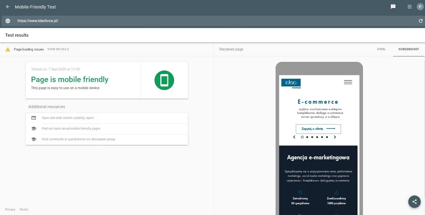 Dostosowanie mobilne