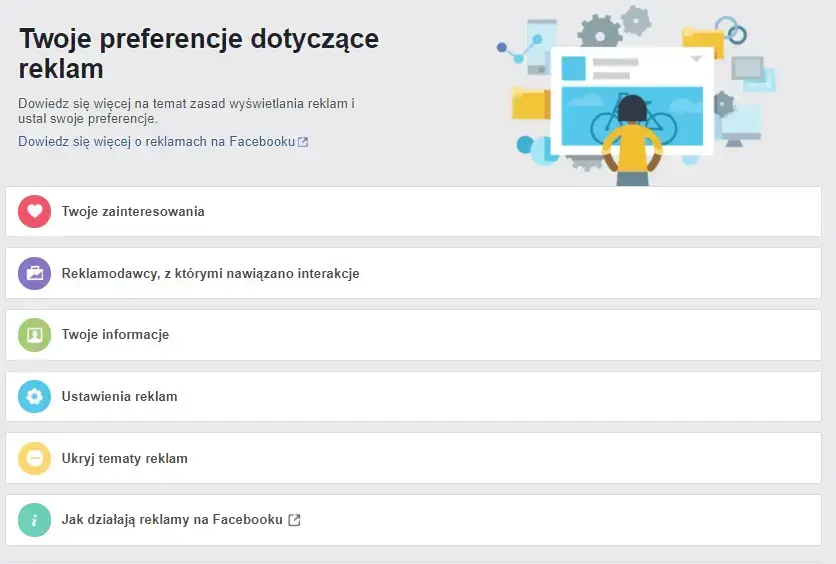 preferencje dotyczące reklam