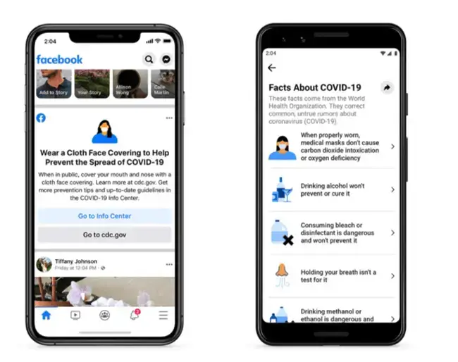 Covid facebook