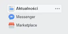 Gdzie jest ikona Facebook Marketplace w wersji desktop
