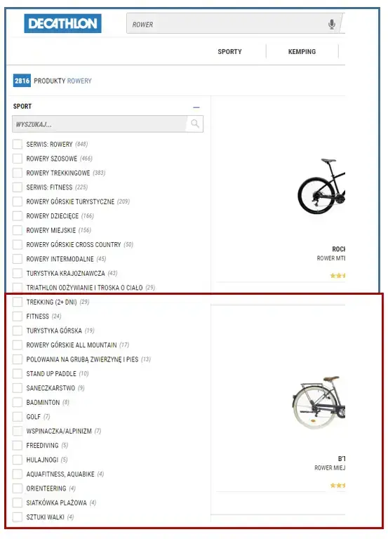 wybor decathlon