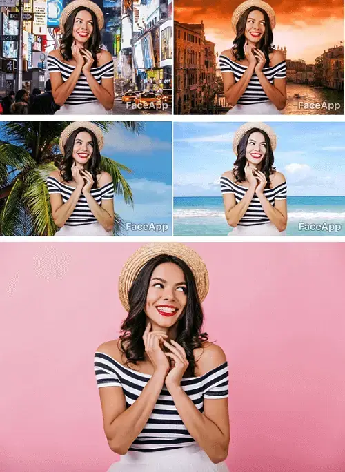 Faceapp dla biura podróży