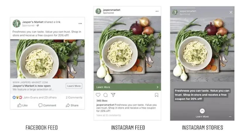 formaty reklam na instagramie
