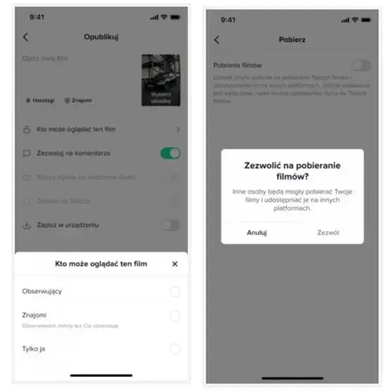Bezpieczeństwo TikTok