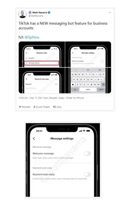 Automatyczne wiadomości