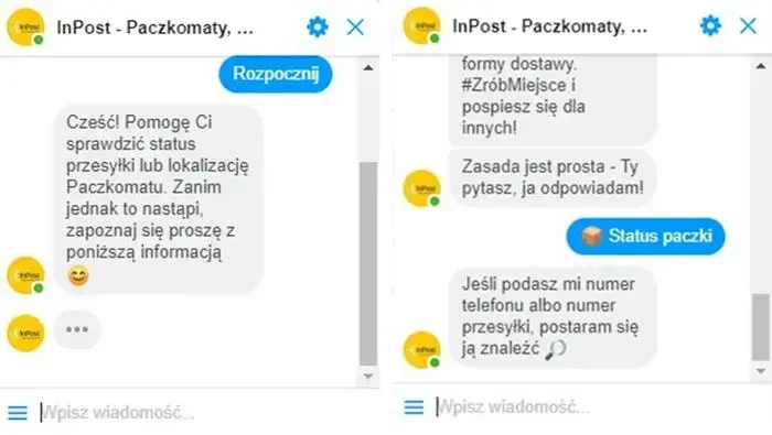 chatbot inpost