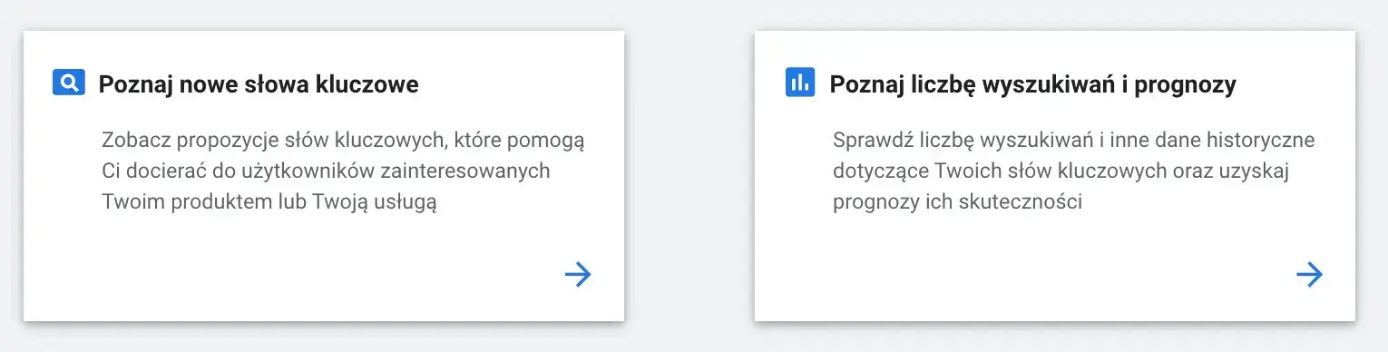 konfiguracja w planerze