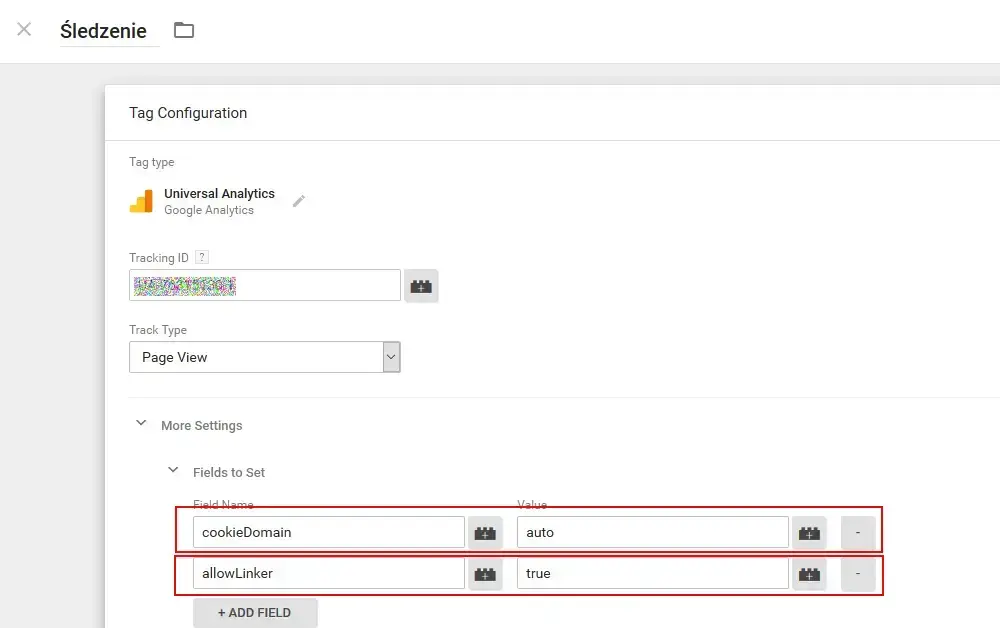 konfiguracja google tag manager 3