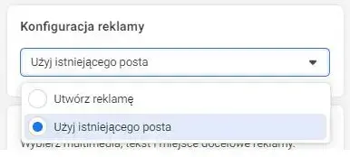 Konfiguracja reklamy