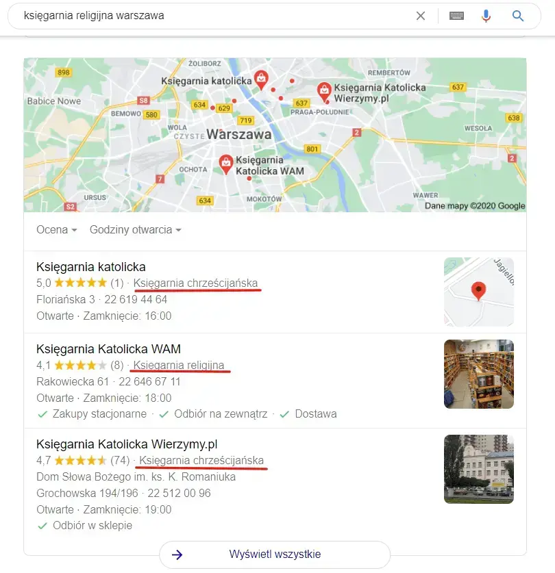 Księgarnia religijna Warszawa