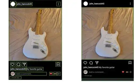 Instagram niedowidzący