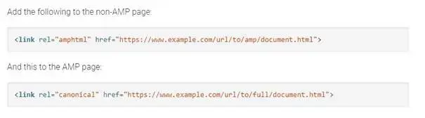 link kanoniczny w amp