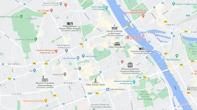 Nowe ikony Google Maps