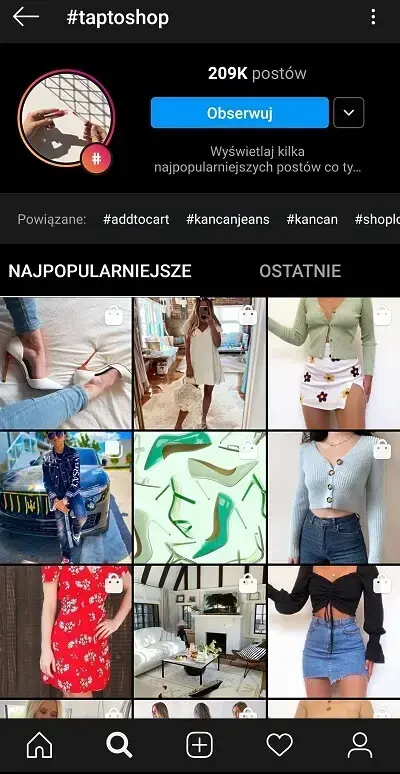 instagram checkout w polsce