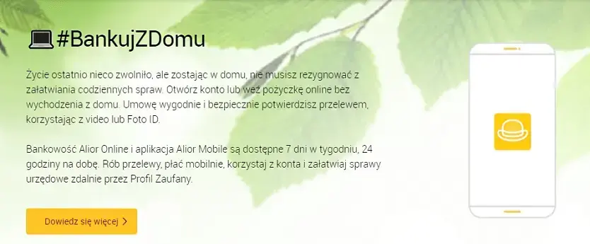 alior bank koronawirus