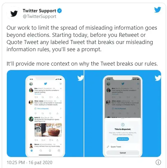 Twitter support