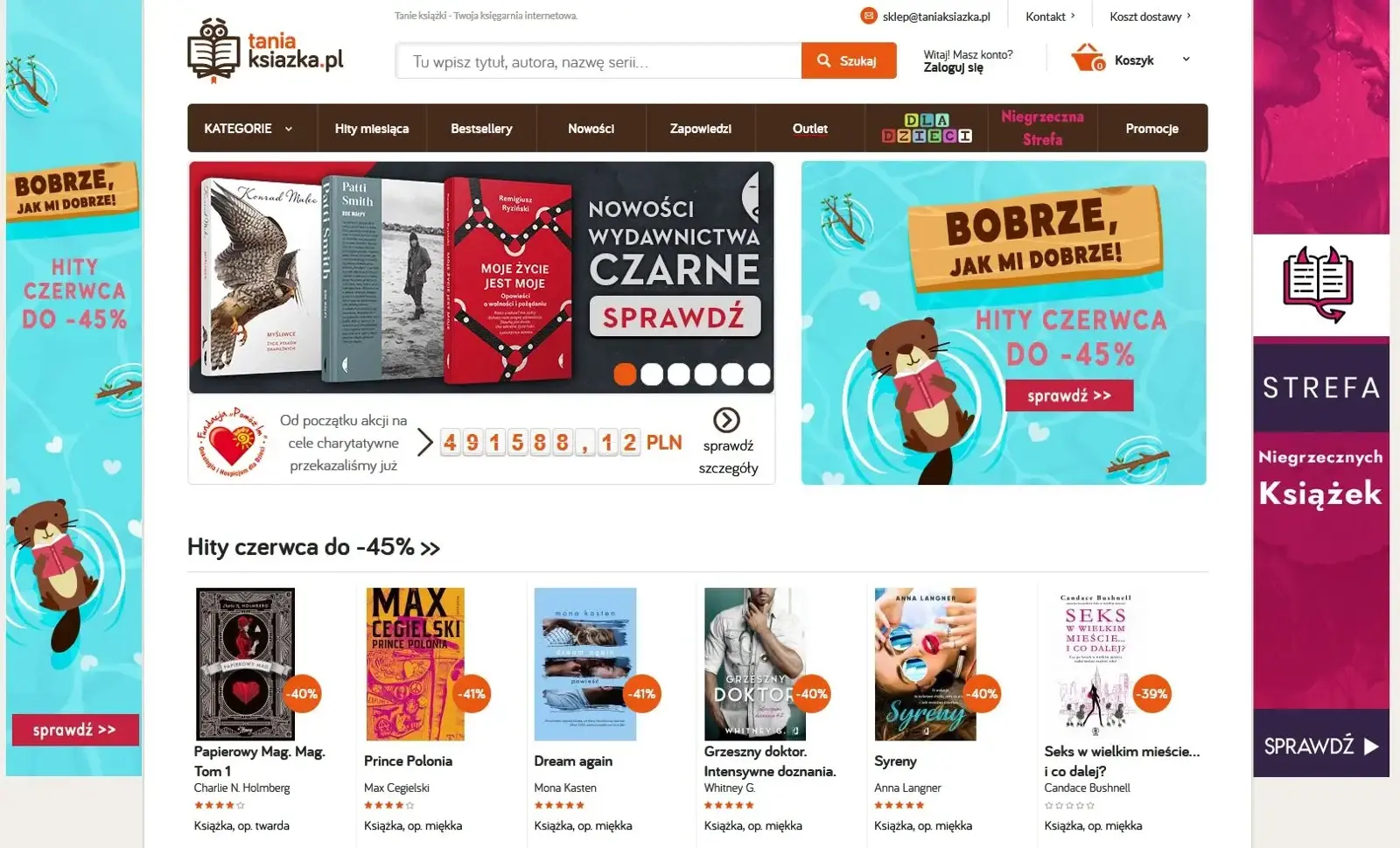 Witryna tania książka