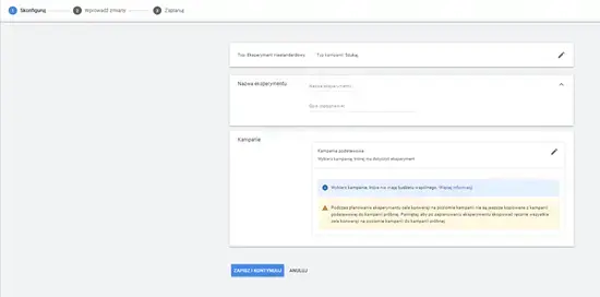 Strona eksperymentów