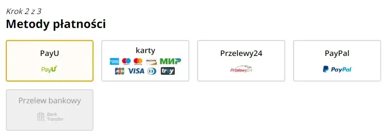 Metody płatności w serwisie AliExpress