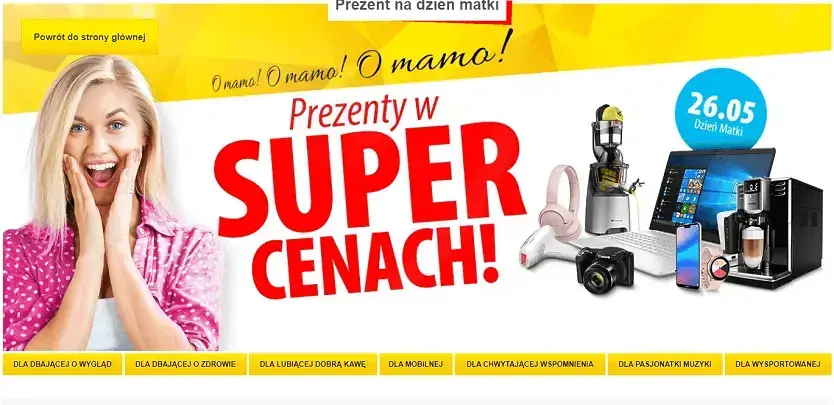 inspiracje na dzień matki marketing internetowy