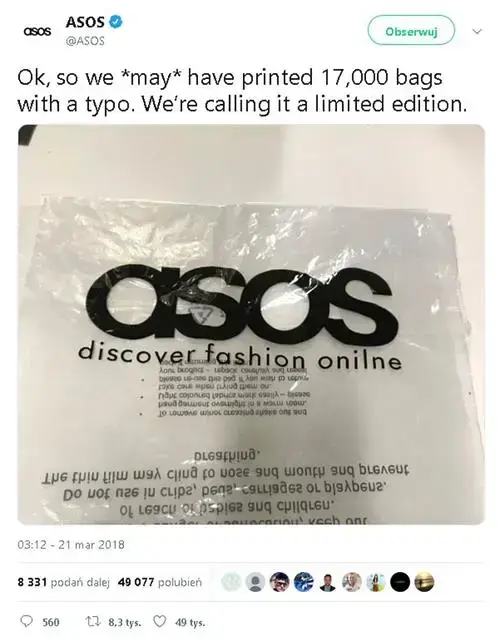 Asos rtm