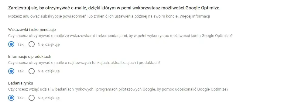 Wiadomości do skrzynki pocztowej