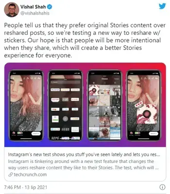 Udostępnianie postów