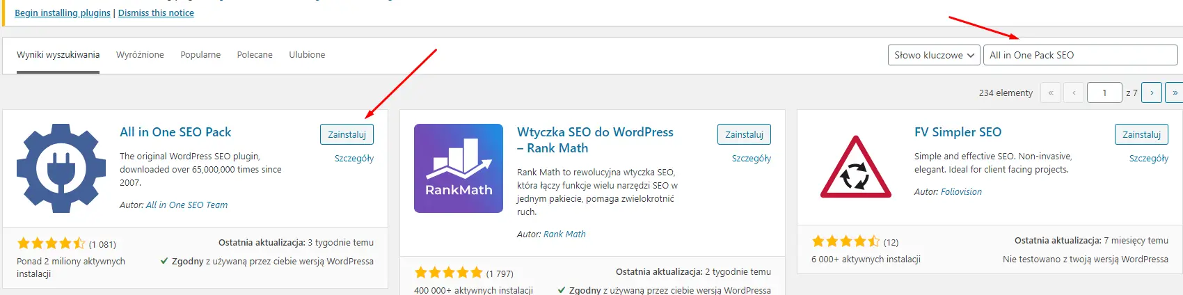 Wtyczki wordpress
