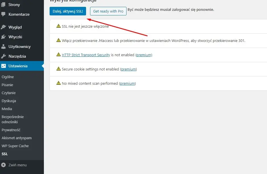 Ustawienie Really Simple