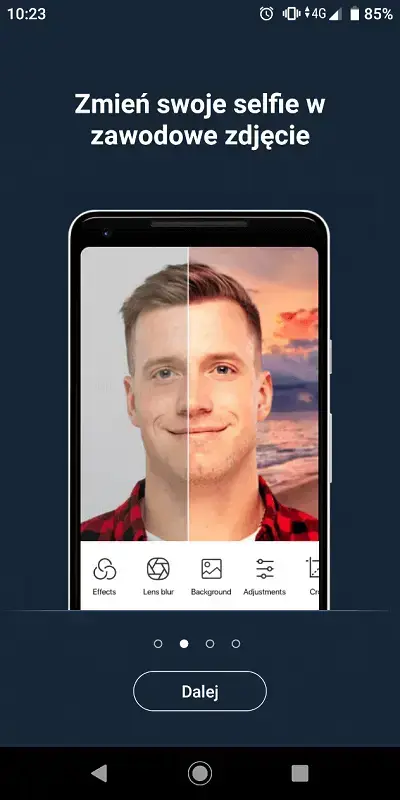 Zdjęcie zawodowe faceapp