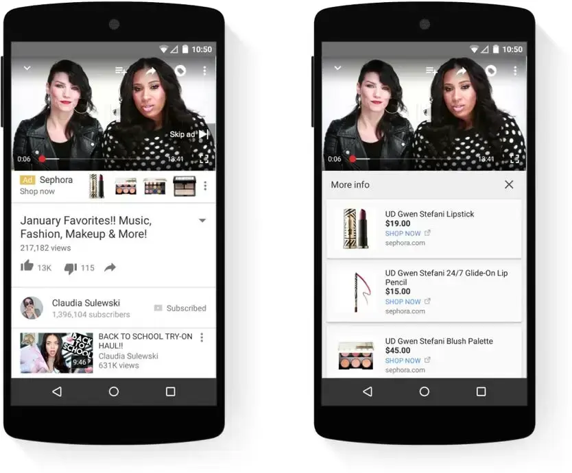 formaty reklamy na youtubie